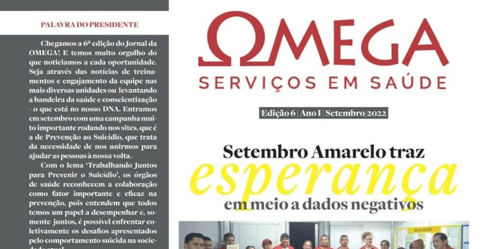 Jornal OMEGA - Edição 6 - Ano 1 - Setembro-2022