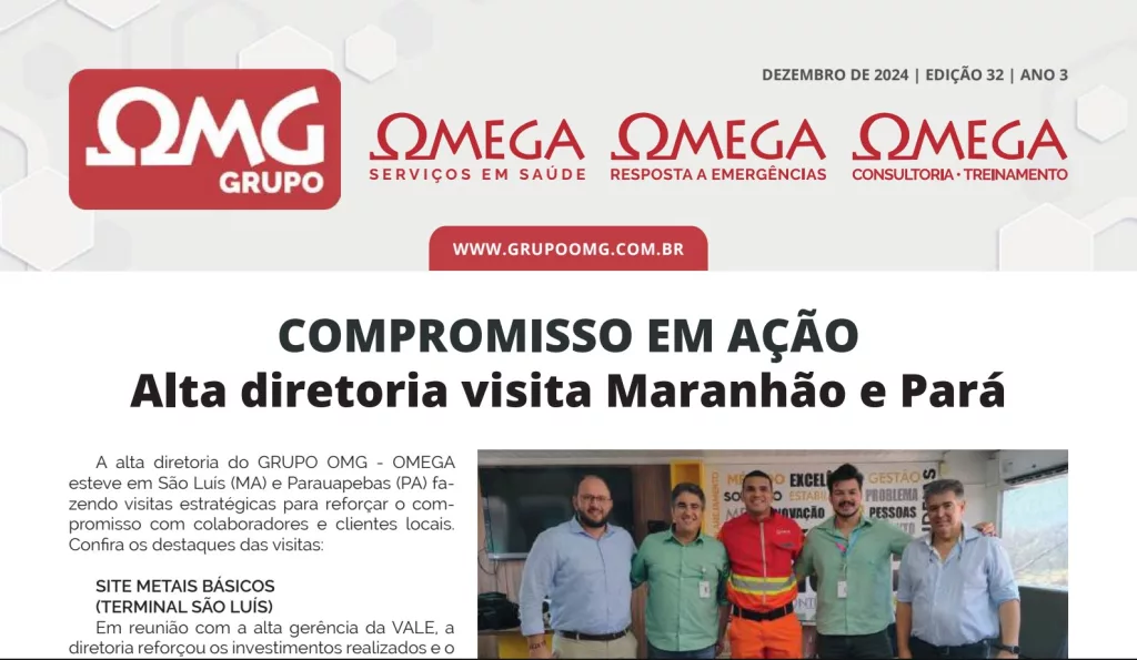 Leia mais sobre o artigo Jornal OMEGA – Edição 32 – Ano 3 – Dezembro/2024